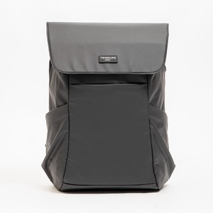 Dark Grey Business <b>Backpack</b> Waterproof Laptop <b>Backpack</b> <b>Large</b> Capacity Flap <b>Backpack</b> - Product Image 1