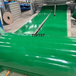 แผ่นเจลโค้ท FRP แบบม้วน, แผ่นโพลีเมอร์ไฟเบอร์กลาสใส, แผ่นพลาสติกเสริมแรงไฟเบอร์กลาส FRP - Product Image 3