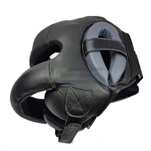 Genuine Cowhide Leather Kickboxing <b>Training</b> Gear Winning <b>Head</b> Guard Custom Logo Muay Thai Multicolor Boxing Protector Helmet - Product Image 6