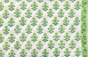 Floral <b>Print</b> <b>Block</b> Printed Cotton Fabric Eco Friendly Reusable Floral Custom <b>Print</b> Hand <b>Block</b> <b>print</b> Fabric Bulk Order Supplier - Product Image 4