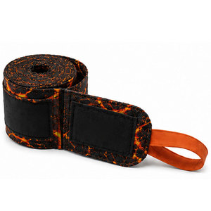ผ้าพันข้อมือยกน้ำหนัก Lava Design พร้อมขนาดและลวดลายที่ปรับแต่งได้ ผลิตจากผ้าฝ้ายต้านเชื้อแบคทีเรีย - Product Image 2
