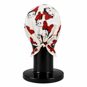 New Cartoon <b>Scrub</b> <b>Cap</b> Jersey Fabric Accessories for Long Hair Tie Back Unisex Hospital Use Cotton Surgical Hats - Product Image 3