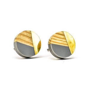 Poignée de porte nordique naturelle, poignée de cuisine ronde simple, bouton de tiroir de meuble, bouton en pierre indien fait main, bouton en métal - Product Image 4