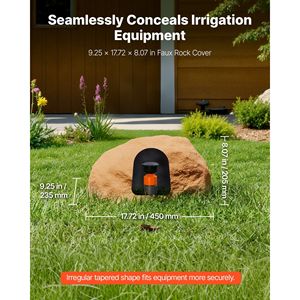 Copertura Leggera e Resistente alle Intemperie in Finta Roccia per Serbatoi Esterni, Texture Naturale Realistica, Copertura Artificiale per Pozzo - Product Image 4