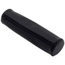 Estuche Cuadrado de Cuero para Lápices, Multiusos, con Cierre, Organizador Negro para la Escuela, Oficina y Viajes - Product Image 5