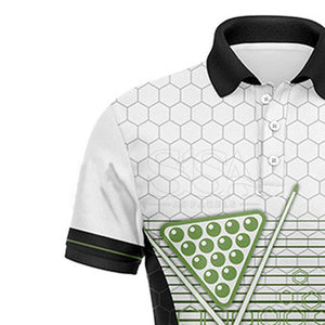 Camiseta de Billar Ligera de Manga Corta, Talla Grande, Transpirable, Uniforme Deportivo de Snooker, Proveedor de Personalización de Marca - Product Image 5