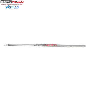 Professional Manual Ear Wax Removal <b>Tool</b> Billeau Ear Loops Stainless Steel CE Certified <b>Safe</b> Ear Pick Curette Gentle Earwax - Product Image 4