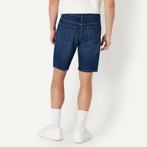 Shorts Bermuda en Laine Bleu Foncé pour Homme, Taille Mi-Haute Élastique, Style Hip-Hop, Écologique, Décontracté, avec Poches, en Tissu 100% Coton Tissé - Product Image 3