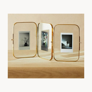 Cadre photo triple en métal, design élégant et moderne, personnalisable, pour décoration intérieure, cadeau, vente chaude - Product Image 1