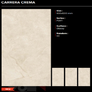 Azulejos de Porcelana de Lujo Premium para Piso, 600x1200mm, Antideslizantes, Garantía de 3 Años, Hechos en Gujarat, India, por Clayton Ceramic - Product Image 1