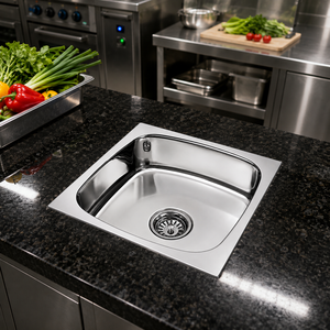 Modern Stainless Steel Square 304 <b>Kitchen</b> <b>Sink</b> Oval Bowl Wash Basin Countertop <b>Sink</b> - Product Image 6