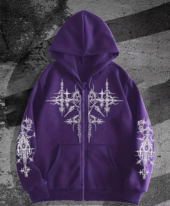 Vente en gros ODM personnalisée – Nouveau sweat à capuche numérique rétro américain pour homme, style Harajuku Hip Hop oversize, collection automne - Product Image 1