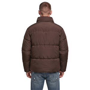 OEM Winter <b>Warm</b> Up Outerwear Puffer <b>Jackets</b> <b>Men</b> Button Down Zipper Puffer Coat <b>Men's</b> Stand Collar Quilted Puffer Coat <b>Mens</b> - Product Image 2
