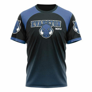 Camisetas personalizadas atléticas personalizadas para hombres, camisetas de sublimación de tinte completo, UNIFORMES DE EQUIPO de algodón 100% - Product Image 1