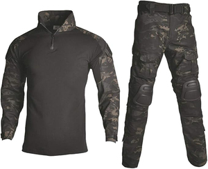 Custom Made Solid Color Tactical Uniform Wholesale Durable <b>Camouflage</b> Breathable Cotton <b>Camouflage</b> Uniform - Product Image 6