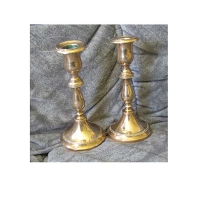 Elegant brass <b>candle</b> <b>holder</b> 2 Pieces Royal <b>dinner</b> table Decorative tealight stand Hot sale Item With Stylish Design - Product Image 2