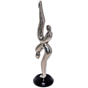 Estatuilla antigua grabada personalizada diseño Art Deco paisaje colgante de Metal para decoración de pared retrato único atractivo boda de Ramadán - Product Image 1