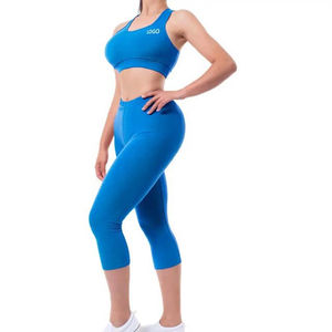 Conjunto de Yoga de 2 Piezas para Mujer, Tallas Grandes, Ligero, Transpirable, Ecológico, Precio al por Mayor, Nuevo Diseño en Venta - Product Image 1