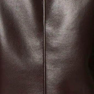 Meilleur Prix – Blouson Homme Slim en Toile et Cuir Style Urbain – Hiver – Logo Frontal – Respirant – Coupe-Vent – Confortable – Teint Uni - Product Image 6