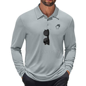 Camisas Polo de Manga Larga para Hombre de Alta Calidad a Precio Económico, Camisas Polo Ligeras de Manga Larga para Hombre - Product Image 2