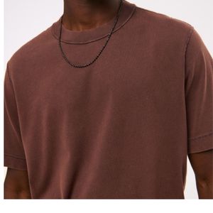 เสื้อยืดวินเทจผู้ชาย ผ้าฝ้ายทรงหลวม คอกลม แขนสั้น สไตล์ลำลอง แฟชั่นพื้นฐาน รับผลิตตามแบบ OEM ODM ขายส่ง - Product Image 2