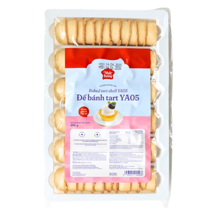 Best Baked Tart Wholesale Bulk OEM/ODM High Quality Bakery Using HALAL Dessert Frozen Baked Egg Tart Shell YA05 396G <b>Sweet</b> Hot - Product Image 1