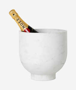 Seau à glace en résine effet marbre fait main, refroidisseur à vin et champagne pour bar, fête et usage domestique - Product Image 2