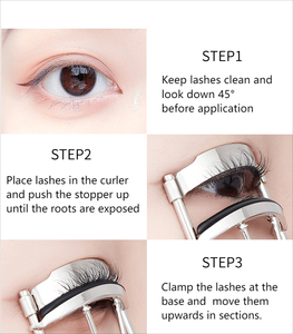 Herramientas de Maquillaje de Belleza, Rizador de Pestañas de Acero Inoxidable de Alta Calidad, Almohadilla de Repuesto para Rizador de Pestañas, Aplicador de Pestañas de Fácil Uso - Product Image 6