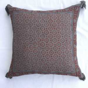 Wholesale Handmade 100% <b>Linen</b> <b>Cushion</b> <b>Cover</b> Hand-block printed <b>Linen</b> <b>cushion</b> <b>cover</b> - Product Image 1