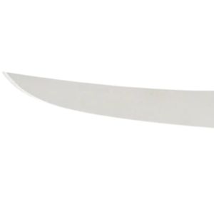 Couteaux à désosser gris et noirs avec lame de coupe longue et fine, manche en forme de poignée, détail rivet rouge pour boucher et préparation alimentaire - Product Image 2