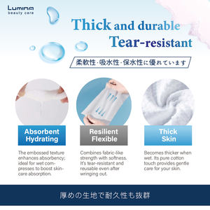 Toalla Facial de Fibra de Algodón Lumina, 70 Piezas - Product Image 5