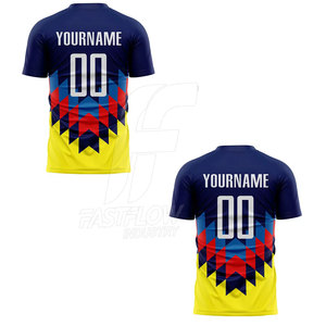 Maillot de football personnalisé en polyester respirant à manches courtes pour adulte, idéal pour l'été et le sport – Vente en gros - Product Image 5