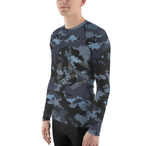เสื้อรัดกล้ามเนื้อแขนยาวแบบสปอร์ตสำหรับผู้ชาย ออกแบบได้ตามต้องการ พิมพ์ลายแบบซับลิเมชั่น - Product Image 1