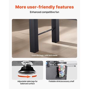 Tavolo da Calcio Balilla Standard da 55 Pollici per Interni, Tavolo da Calcio Resistente per Sala Giochi Domestica e Familiare - Product Image 4