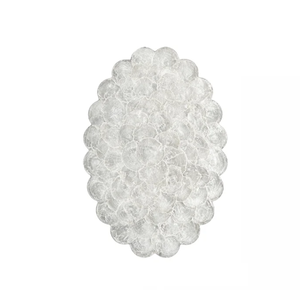 Grand Mother of Pearl Inlay <b>Table</b> Mat Sustainable Luxury Shell Placemat for Interior Designers and Chic Home - Product Image 2