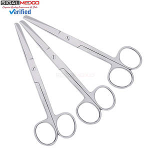 Tijeras Quirúrgicas Rectas de 5.5”, Juego de 3 Tijeras de Enfermería Hechas de Acero Inoxidable Quirúrgico de Alta Calidad para Uso Médico y Clínico - Product Image 6