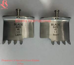 ชุดใบมีดตัดกระดูกสันหลังสำหรับการผ่าตัดกระดูกก้นกบ ยี่ห้อ BISONS Wholesale รุ่น Phantom LS |   เครื่องมือผ่าตัดกระดูกและข้อที่ได้รับการรับรองมาตรฐาน CE ทำจากสแตนเลส - Product Image 2