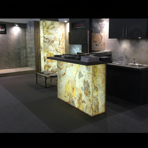 Revêtement mural flexible en pierre naturelle translucide ultra-mince, type marbre, pour usage domestique et commercial, application extérieure - Product Image 3