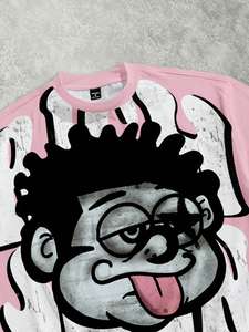 Camiseta Oversize para Hombre con Efecto Ácido – 100% Algodón de Alto Gramaje con Estampado DTG - Product Image 2