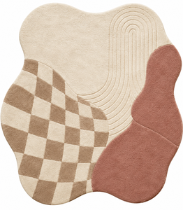 Handgetufteter Wollteppich Brume Premium Handgefertigter Wollteppich Handgetufteter Bodenteppich Hersteller Lieferant Indien - Product Image 1