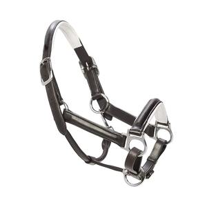 Harnais de polo en cuir et nylon durable pour chevaux, ajustement réglable, rembourrage doux, quincaillerie, design confortable, entraînement équestre - Product Image 1