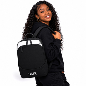 Heritage Masonic Regalia Greek Apparel Masonic Wear Sorority Sisterhood <b>School</b> College Stylish <b>Black</b> White <b>Backpacks</b> - Product Image 1