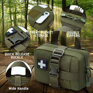 Botiquín de primeros auxilios de cuero impermeable de calidad premium para emergencias en camping, senderismo y viajes al aire libre a un precio razonable. - Product Image 5