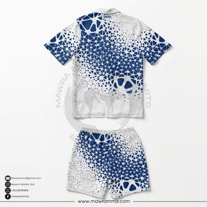 Ensemble chemise et short décontracté pour homme grande taille, imprimé 3D cocotier, anti-plis, col revers, manches courtes, style hawaïen, pour l'été et la plage - Product Image 4
