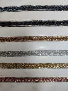 Factory Price Luxury Rhinestone Diamond Lace Trim High Quality Crystal Stone Beaded Garment <b>Accessories</b> For <b>Wedding</b> Dress Sale - Product Image 2