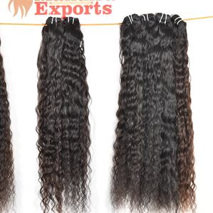 Extensions de cheveux humains bouclés crépus 100% Remy indiens, trames doubles à la machine, cuticules brutes alignées, vente en gros - Product Image 4
