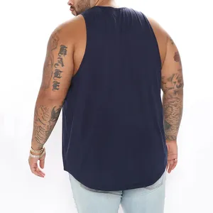 เสื้อกล้ามระบายอากาศสำหรับผู้ชายเสื้อออกกำลังกายในยิมฟิตเนสยิมโลโก้ตามสั่งสไตล์ล่าสุด - Product Image 5
