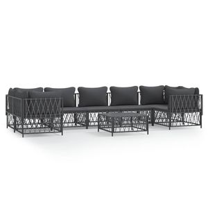 Set Lounge da Giardino Antracite - Product Image 2