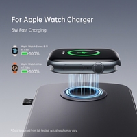 Chargeur sans fil magnétique 3-en-1 10000 mAh, batterie externe haute capacité avec câble intégré et écran LED pour iPhone 17, AirPods, iWatch