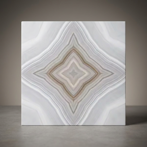 Azulejos de Porcelana Cerámica Brillante Vistaar con Diseño Book Match, Efecto Mármol, 600x600mm, 24x24 pulgadas, 60x60cm, Garantía de 3 Años, 10mm - Product Image 3